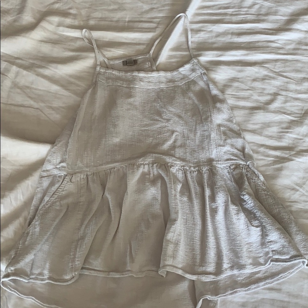 White tank with pockets